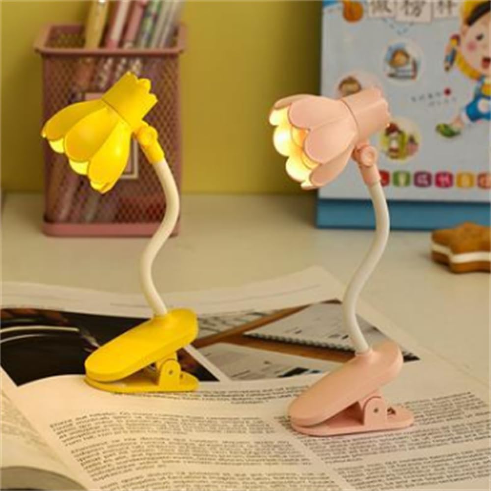 Amazon.co.jp: KHBVCG かわいいパステルフラワーブックライト ベッドで